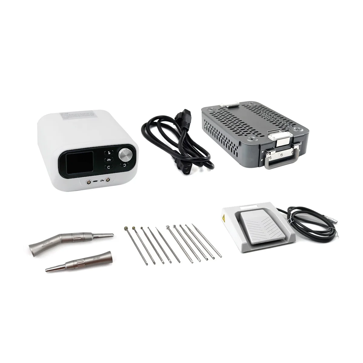 Multi-functional Use Medical Drill Set Spine Surgical Tool 50W Neurosurgery Micro Electric High Speed Drill Set