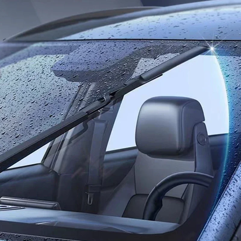 Car Custom Wet Arm Frameless Wiper Blades Front Windshield Water Spray Cleaning Auto Accessory For TESLA MODEL X Y 2011-2026
