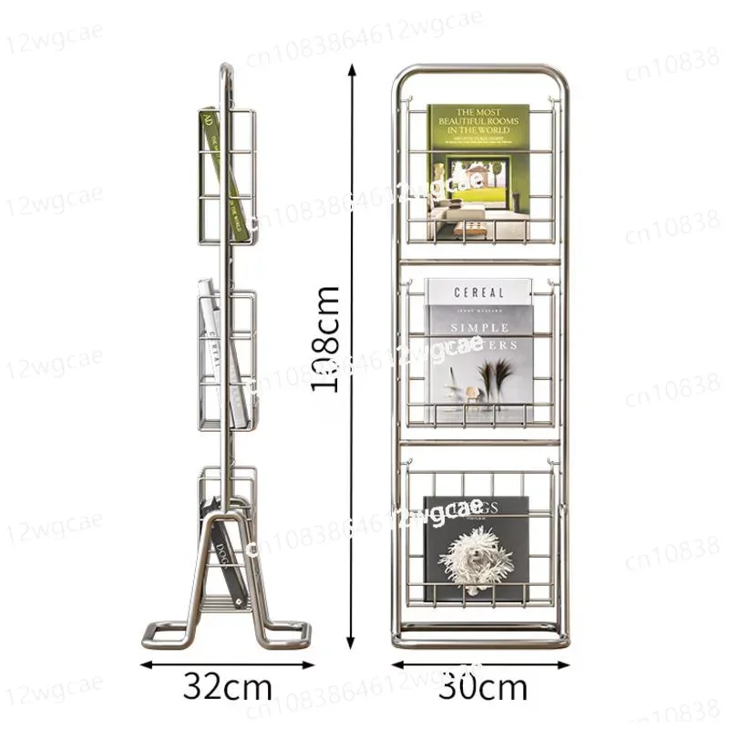 

Multi story mobile display rack office storage organizer