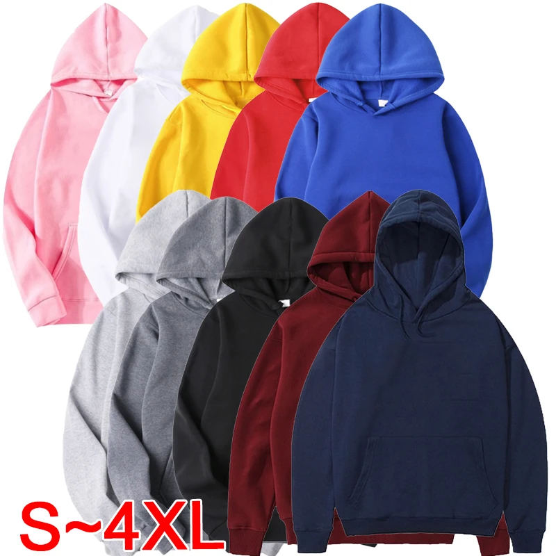 New Fashion Hip Hop Skateboard Sports Hoodie Pullover Solid Hooded Sports Top Outdoor Men's Sports Hoodie