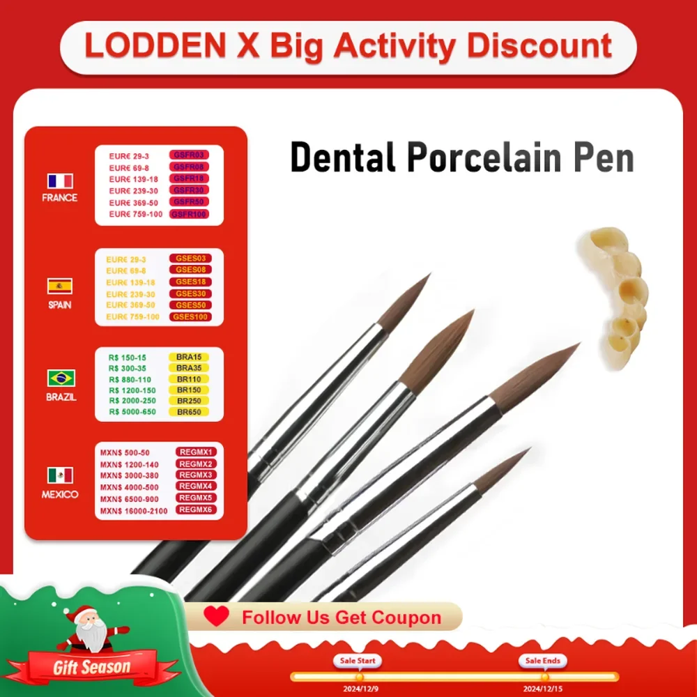 Dental Brush Porcelain Pen Resin Dental Shaping Silicone Adhesive Composite Porcelain Teeth Dentist Tools Dental Lab Tool 1pcs