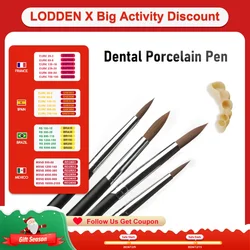 Dental Brush Porcelain Pen Resin Dental Shaping Silicone Adhesive Composite Porcelain Teeth Dentist Tools Dental Lab Tool 1pcs