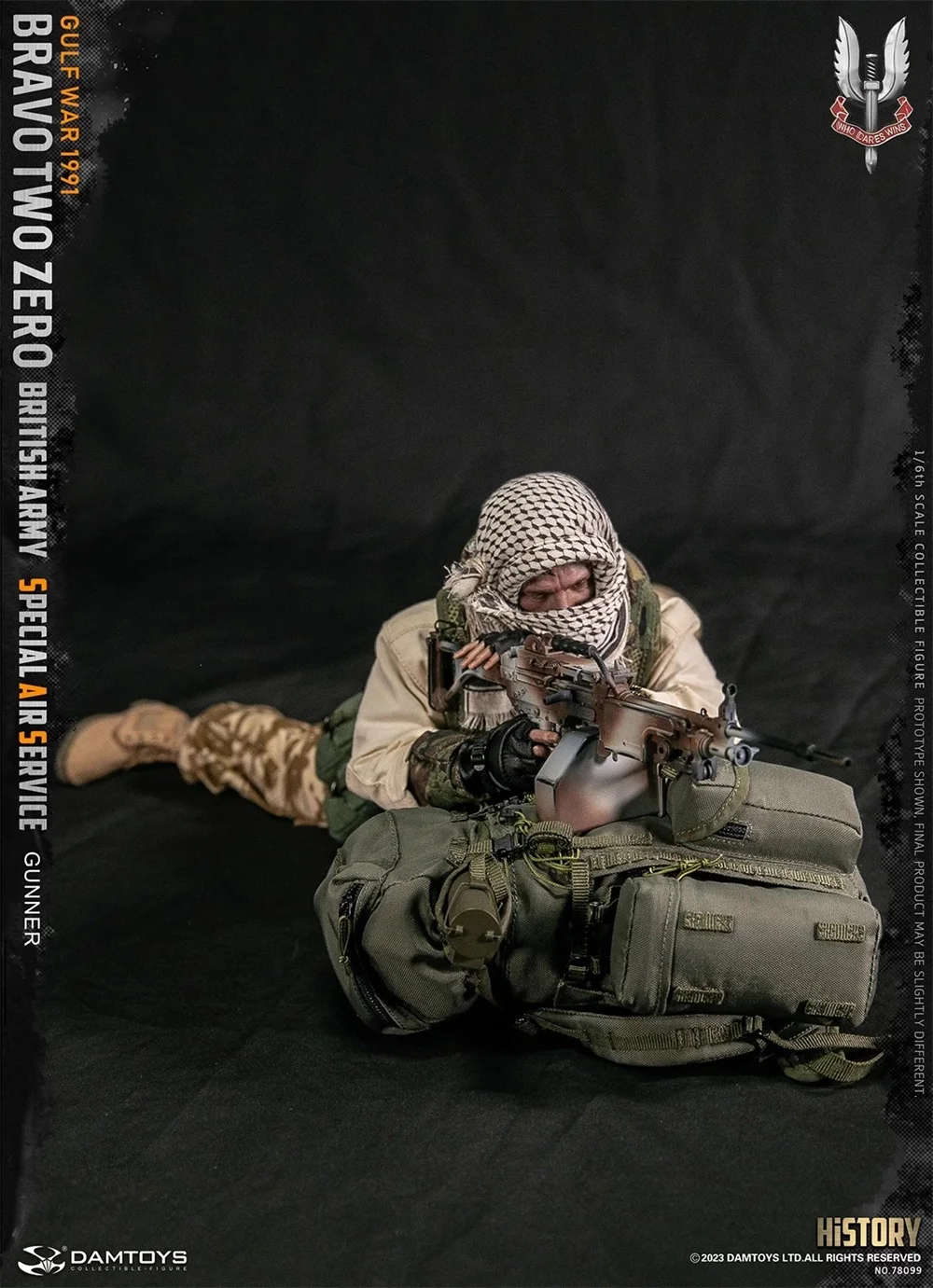 DAMTOYS DAM-Figurine d'action mobile pour Géré, ensemble complet, soldat britannique, unité de mission beurre, opération 1/6, nouveau, en stock, 78099, 100%