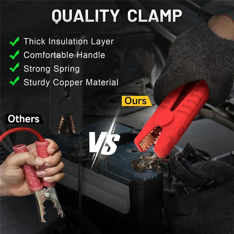 

AB66-Jump Starter Cable For 20V Battery For Jump Starting Using Tool Portable Battery Jumper Starter