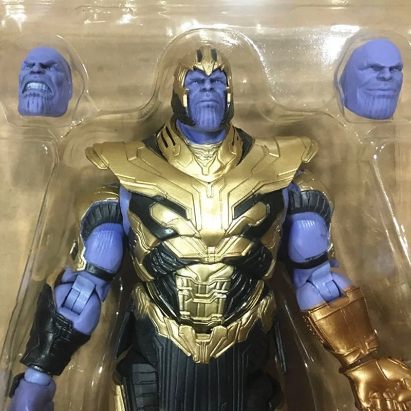 Shfiguarts Thanos Figure Avengers Infinity War Bjd Action Figures Collectable Model Toy For Birthday Gift Desktop Ornament