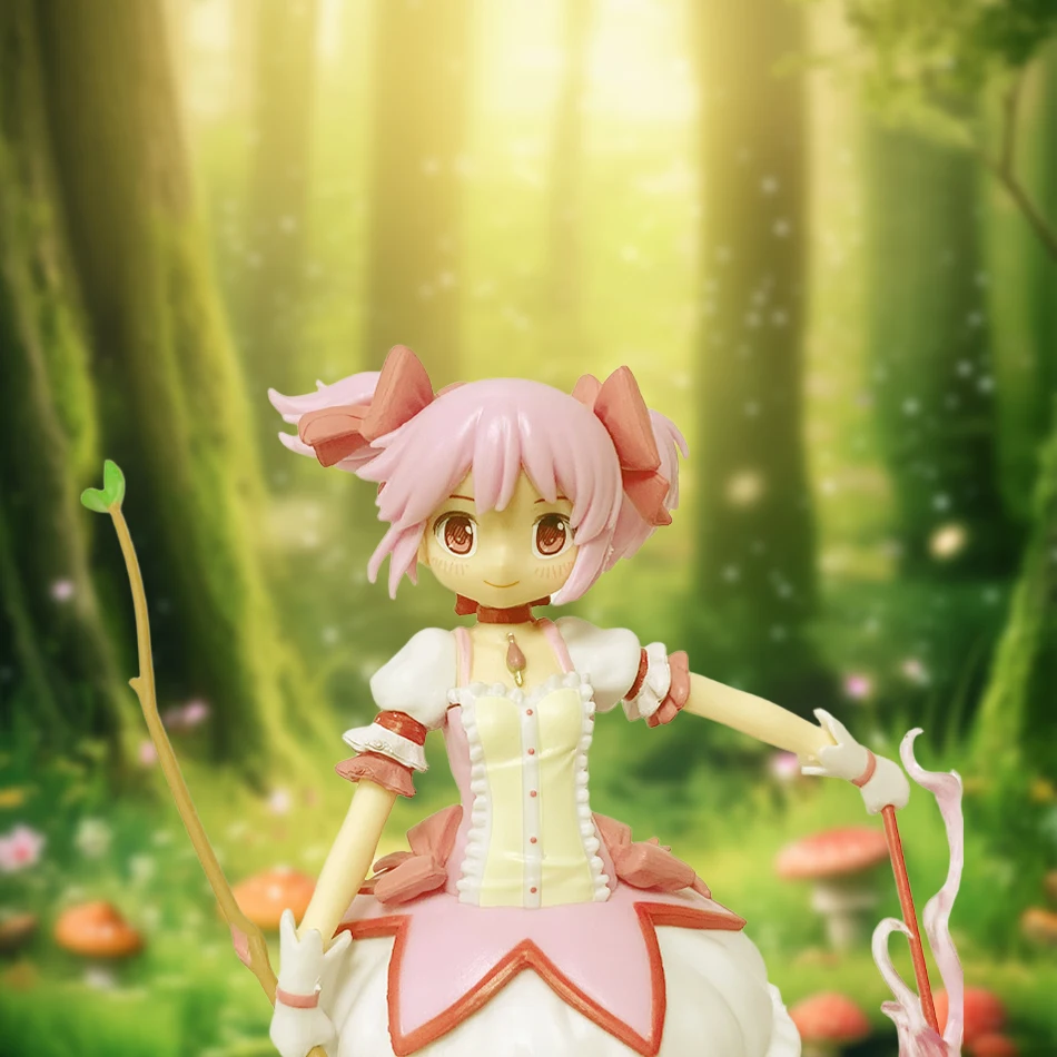Kawaii Anime Kaname Madoka PVC Action Figure Statue Sammeln Modell Kinder Spielzeug Puppe Geschenke 17 cm