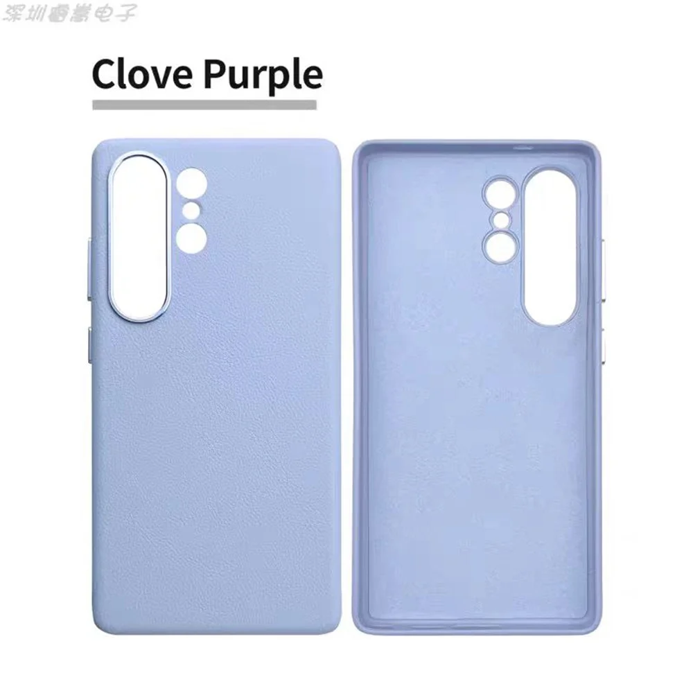 Samsung Galaxy S25 Ultra/S25 Plus/S25 /S25+/S25 Edge Leather Mobile Phone Case Cover Luxury Soft Back Protective Shell With Logo