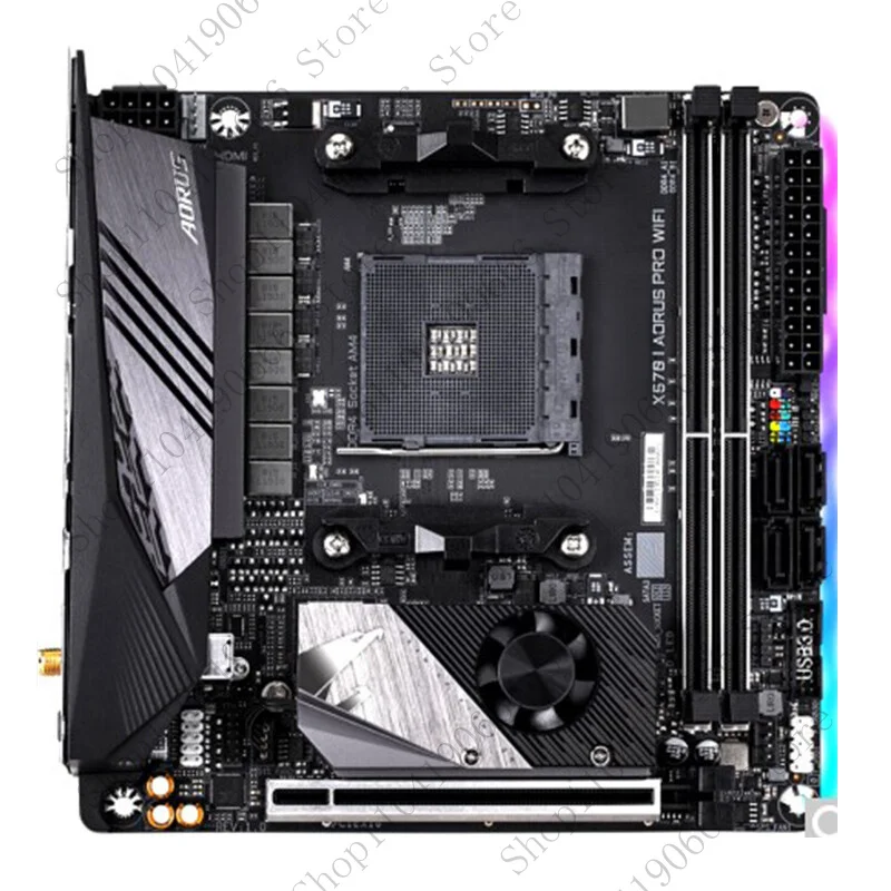 QQ For Gigabyte X570 I AORUS PRO WIFI AMD AM4 DDR4 MINI-ITX Motherboard Tested.