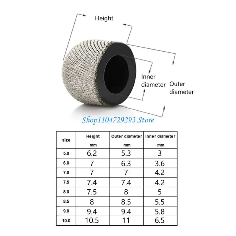 10 Multiple Device Compatible Styluses Tip Silver Fiber Material Smooth Gliding AntiRadiation 
