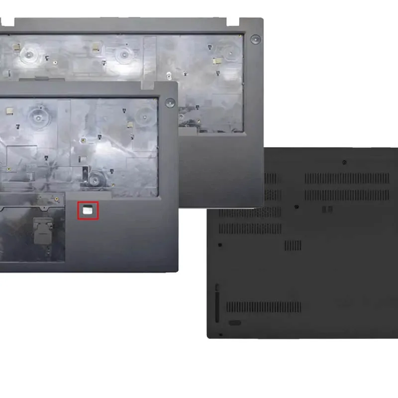 

New For Thinkpad L480 L485 Laptop Palmrest Upper Top Case Lower Bottom Cover Housing