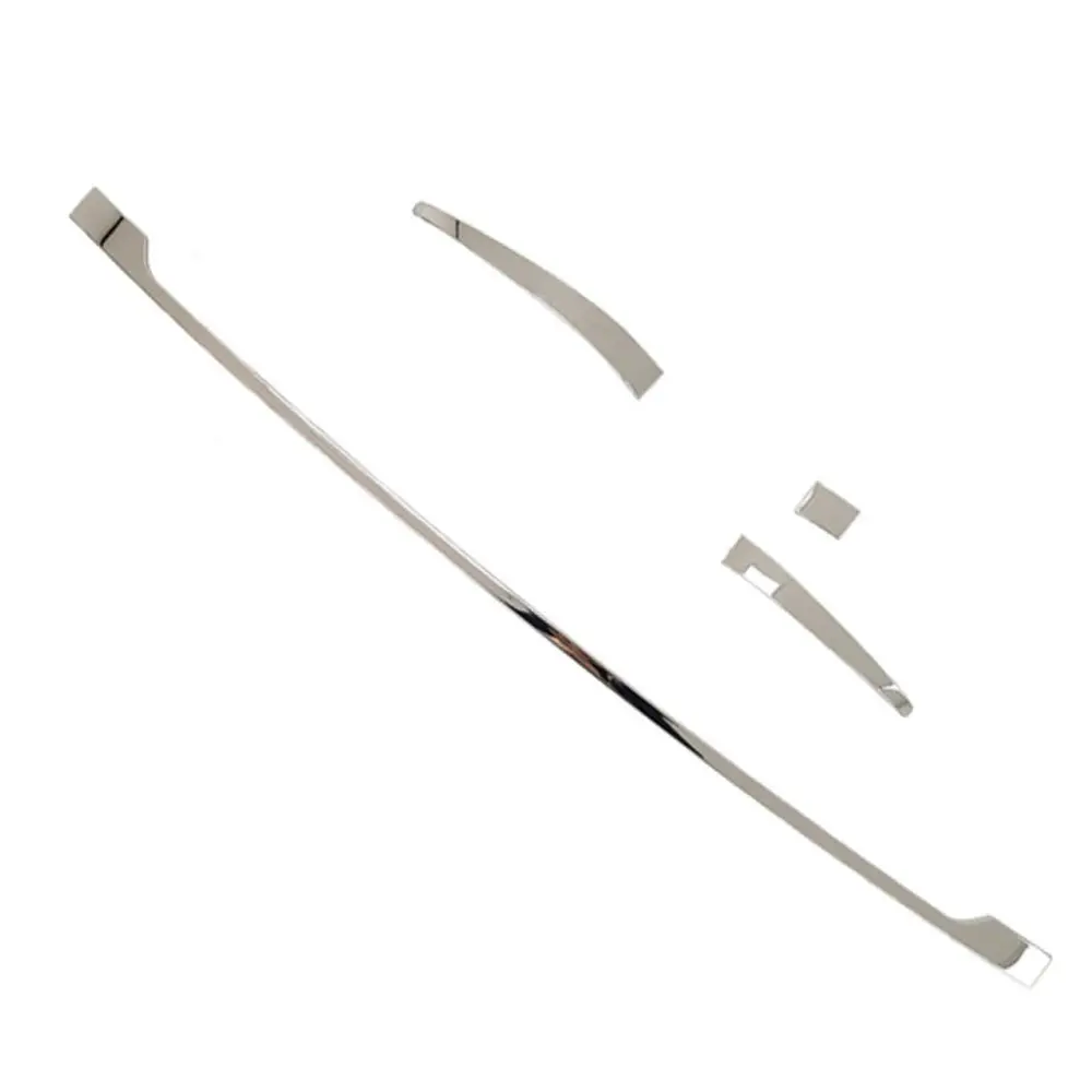 

For Hyundai Palisade 2020-2022 4PCS Stainless Steel Rear Bumper Decorative Strip Trim Exterior Accessories