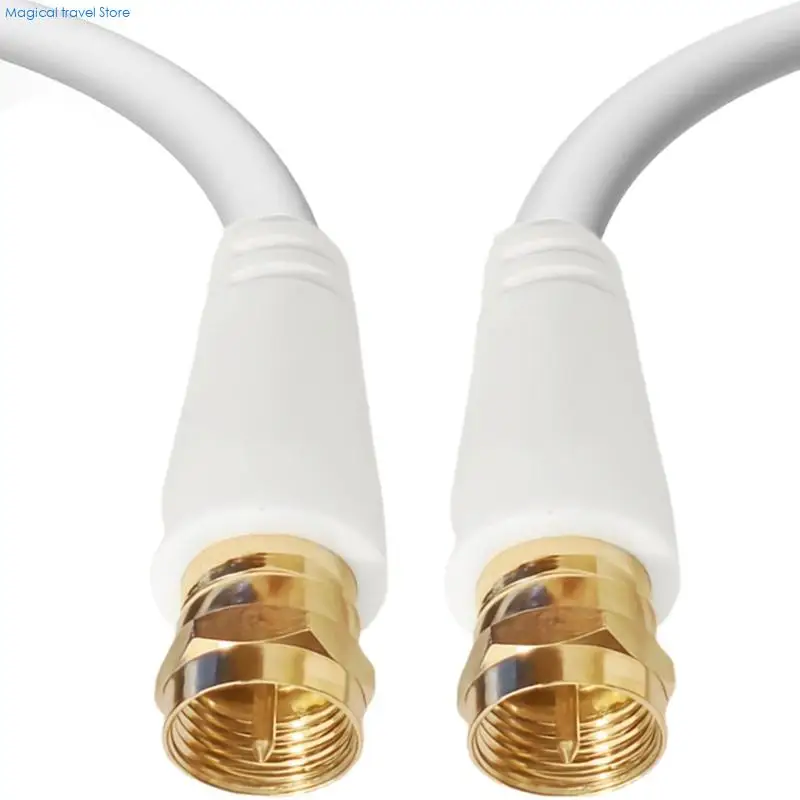 N2UB Professional Grade F Type Male to Male Cable RG59U for Digital Transmission
