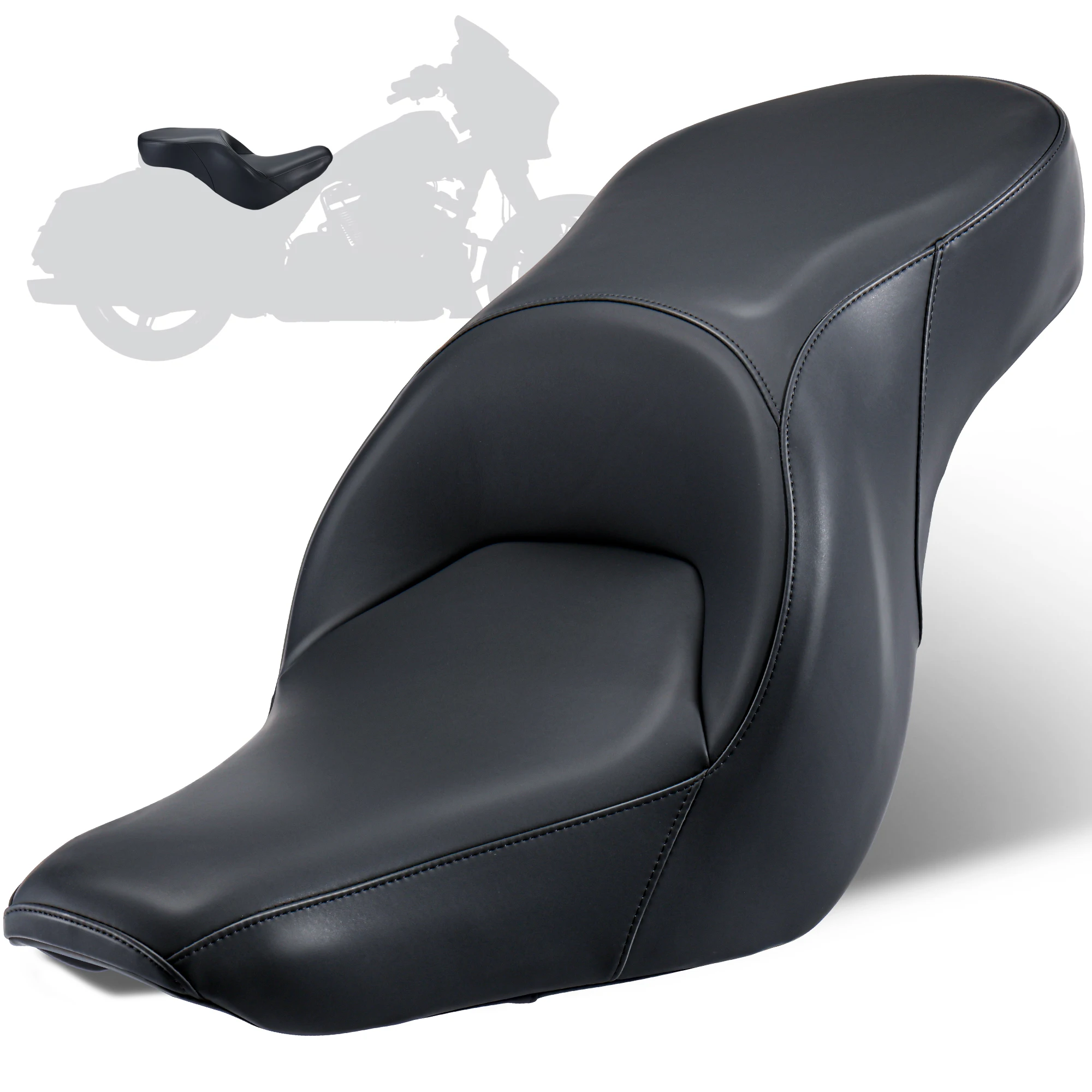 

Softail One-Piece Driver Passenger Seat for Harley 2018-Up Low Rider FXLR FXLRS FXLRST & Sport Glide FLSB Models