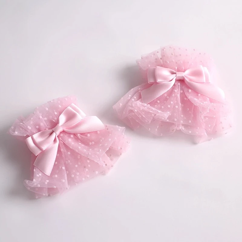 Original Lolita Hair Accessories Pink Showa Cross Lover Doll Handmade Hat Headband Bracelet Sleeve Hair Strap Small Item