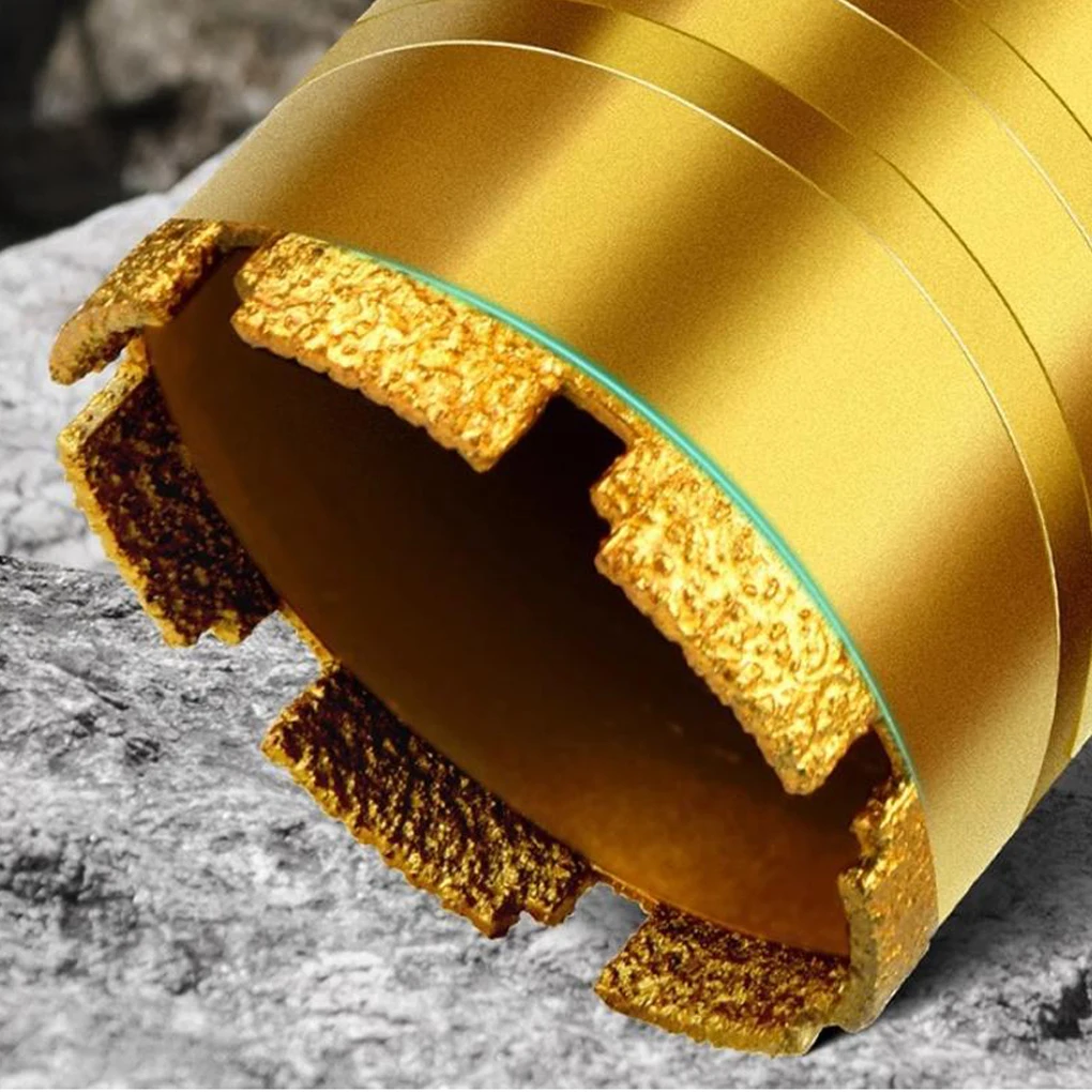 370mm Long Wet Drill Bit With Thread For Hard Cured Concrete Masonry Wall Hole Opener Tool Efficient Drilling Solution