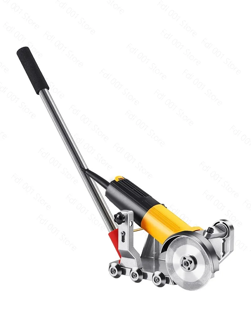 Stainless Steel Support Sponge Handle Push Rod Grouting Agent Application Tools for Electric Angle Grinding Machine