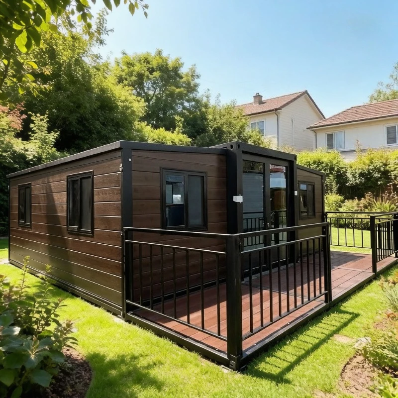 

20ft 40ft Expandable Container House Summerhouses Warehouse Barn Mobile Tiny House Home Prefabricated House Folding Room Sunroom