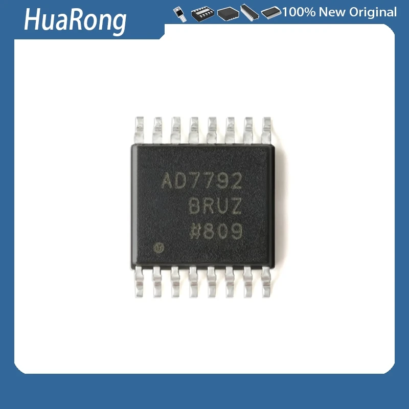 2Pcs/Lot AD7792BRUZ AD7792 TSSOP16