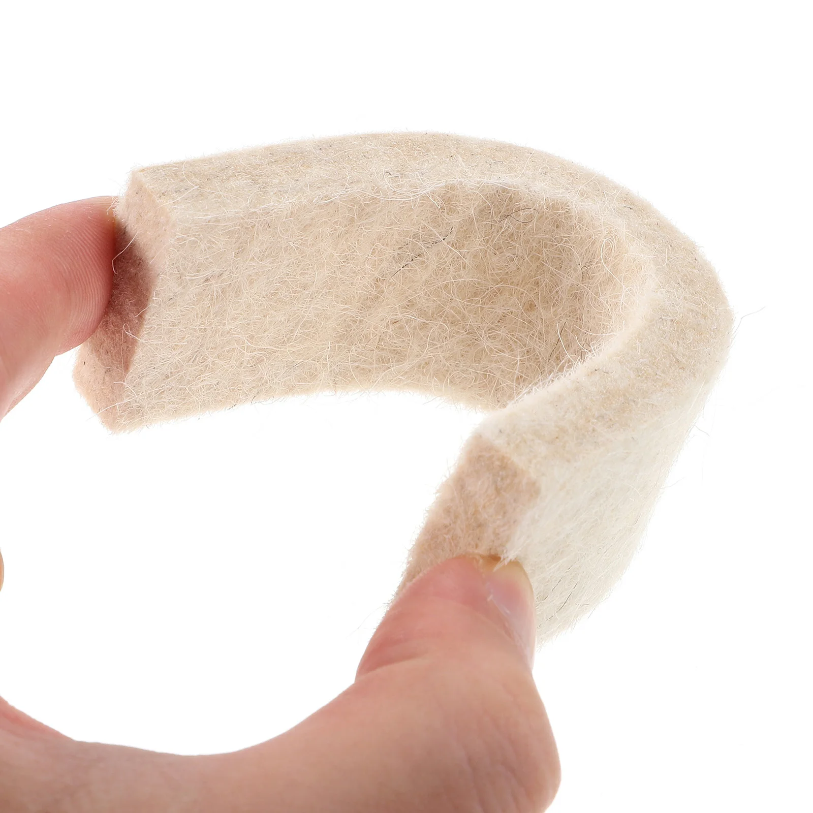 10Pcs Fitness Bike Brake Pad Felt Material Durable Lightweight Easy Installation Gym Bike Brake Block Braking Pad for Gym