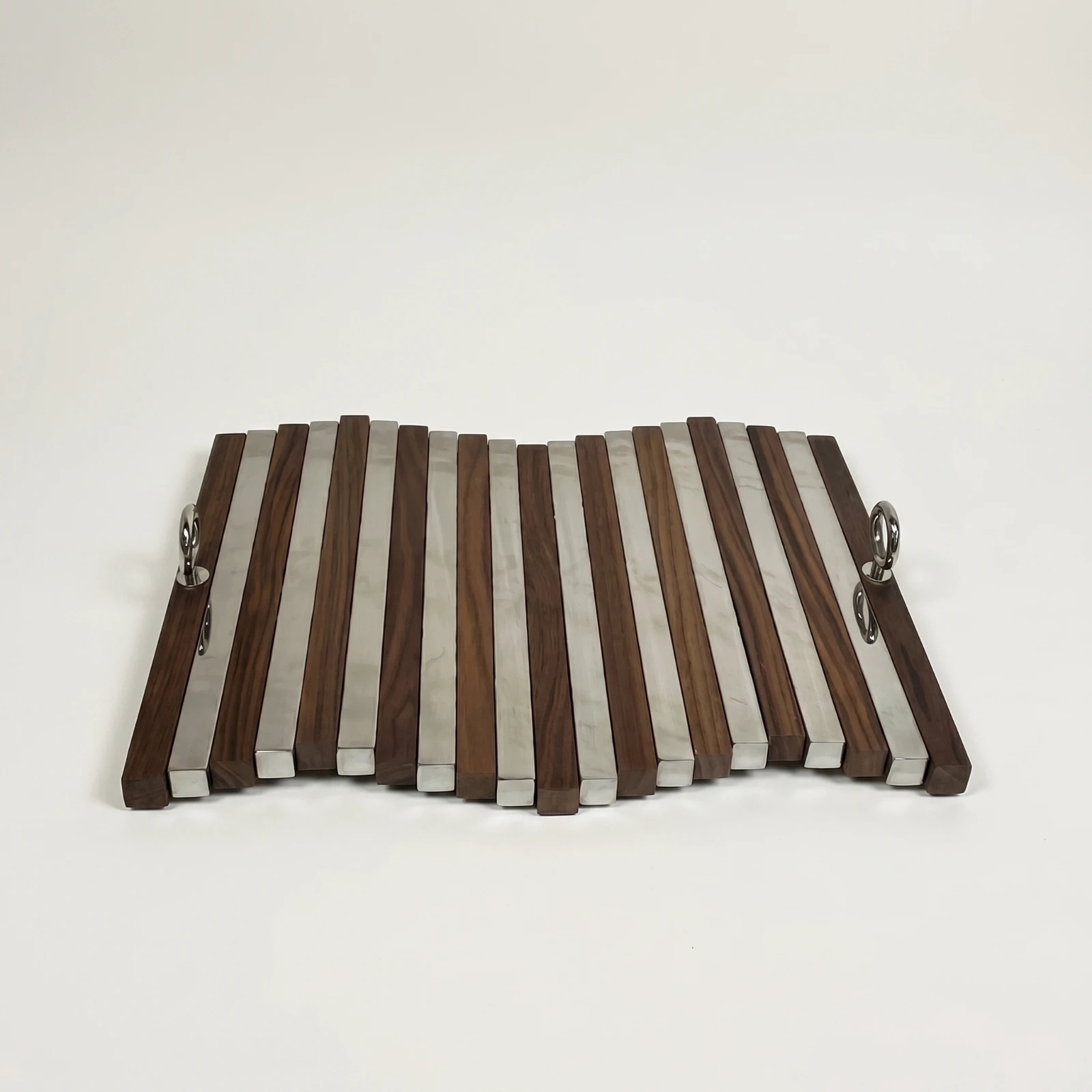 Serving Tray with Handles Rectangular Tray with Handles Slimline Elegant for Living Room