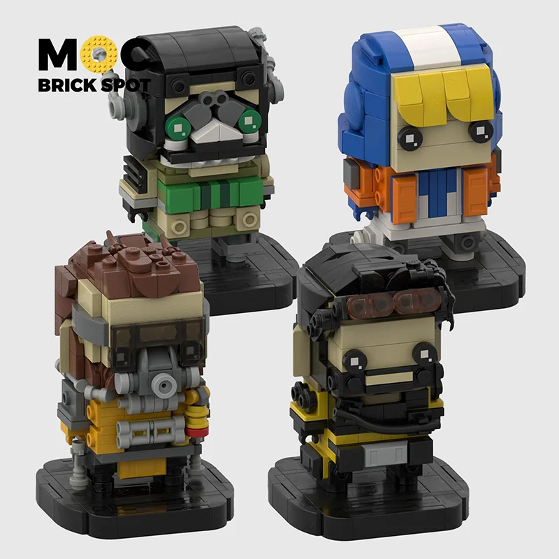 مجموعة مكعبات البناء MOC Apex Legends | شخصية Space Warrior Series Minifigure، قم بتقديمها كديكور بجوار معدات الألعاب الخاصة بك #4