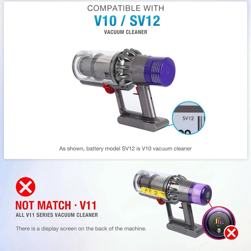 Dyson V10 SV12 elektrikli süpürge ana gövde servis montaj gövdesi için ana gövde montaj konut değiştirme