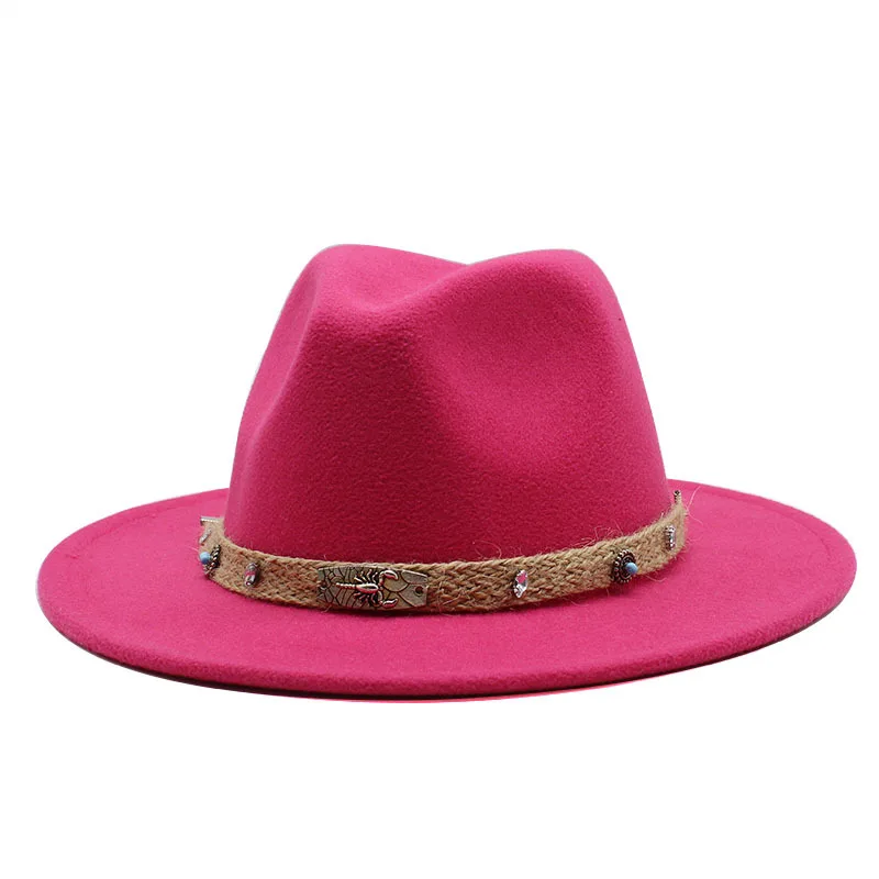 AliExpress قبعة صوفية ريترو البريطانية الأوروبية والأمريكية نمط شقة حافة واسعة الحواف قبعة زوجين قبعة #3