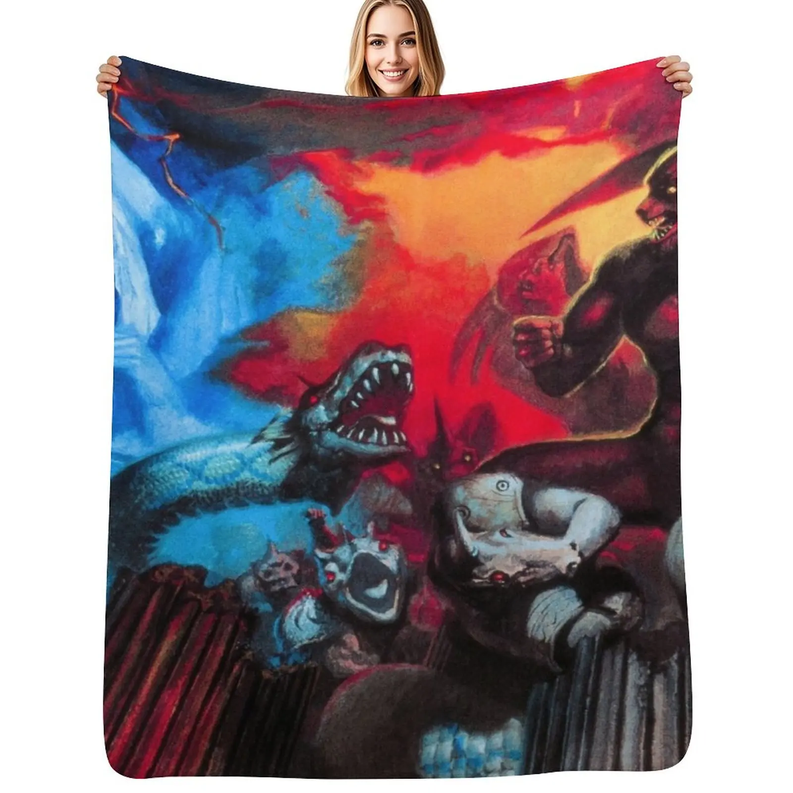 Altered Beast Throw Blanket Fade Resistant Durable Throw Blanket