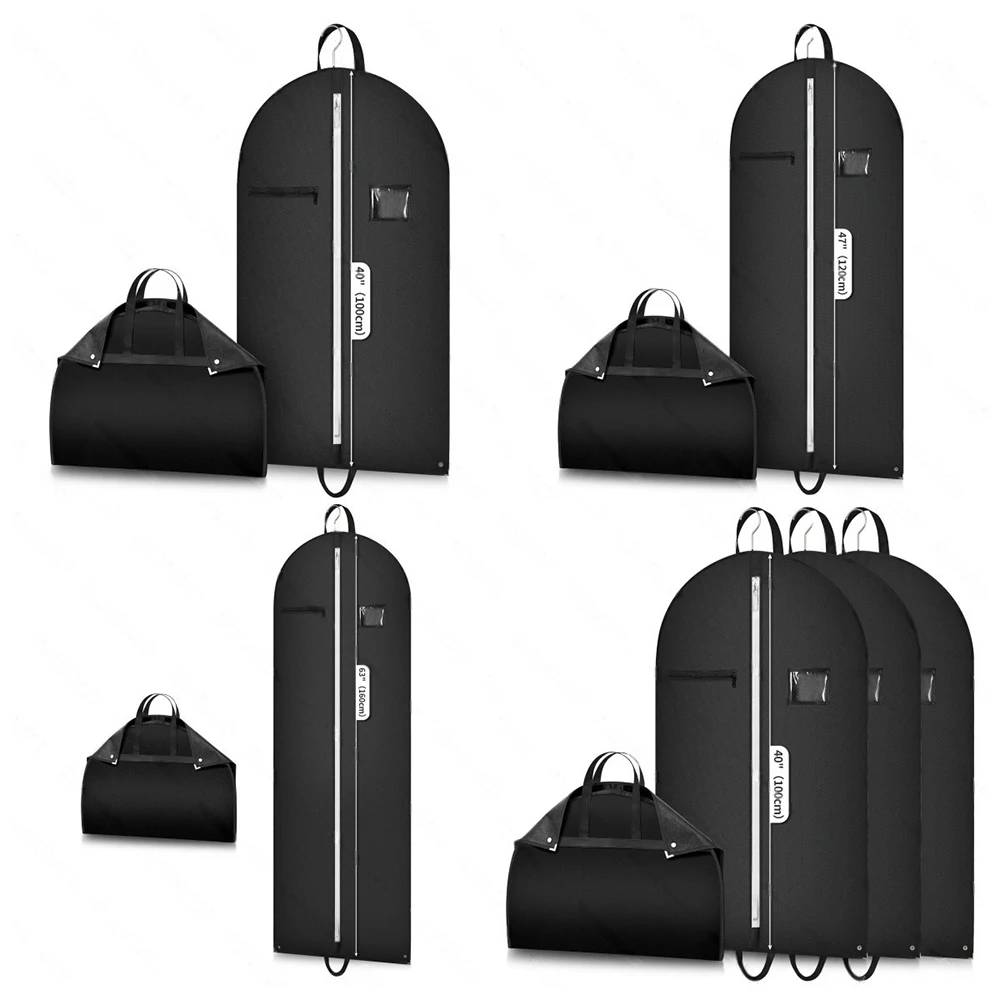 110/120/160CM Wedding Dress Garment Bag Suit Dress Storage Bag for Gowns Bridal Wedding Dress Bag Travel Hanging Suit Dust Cover