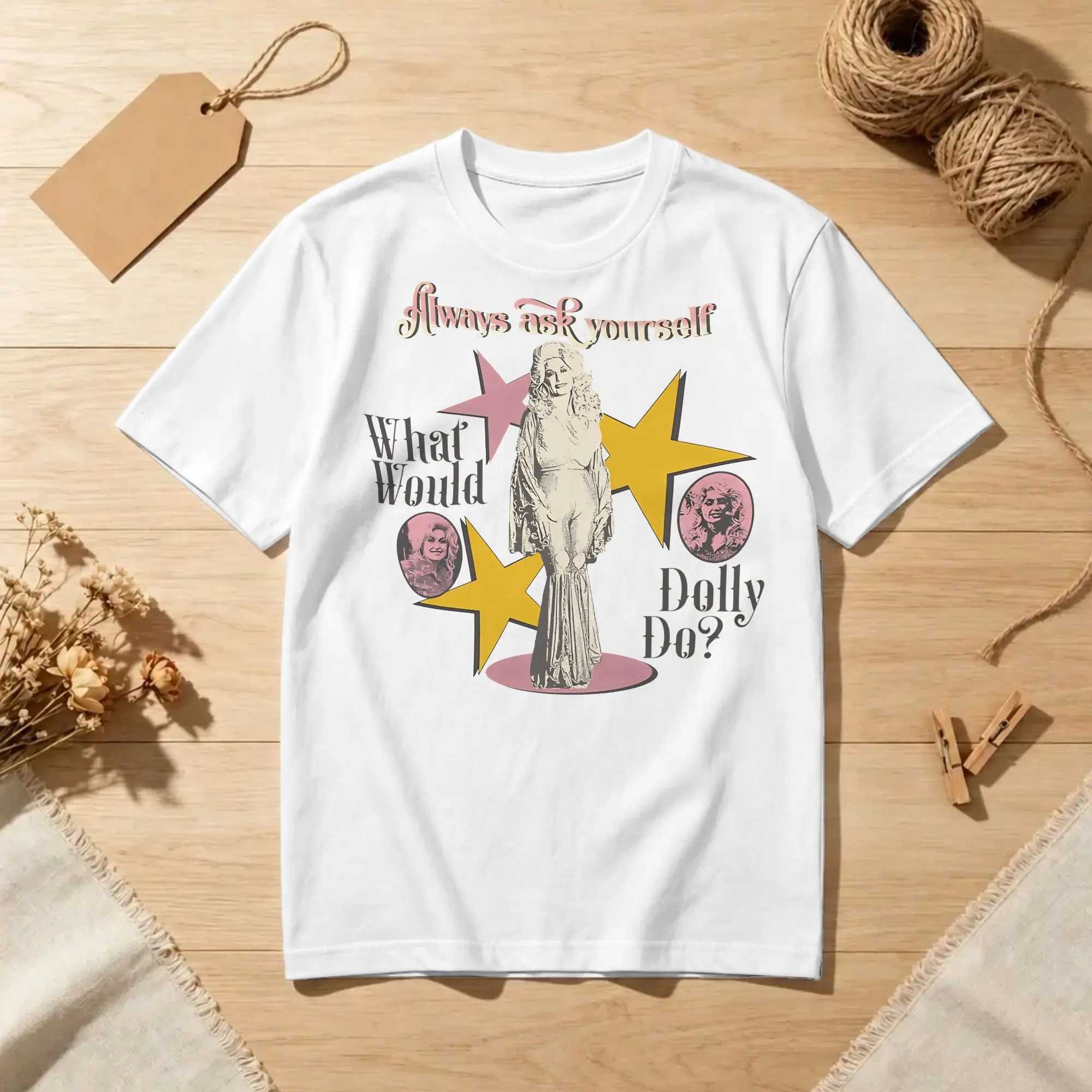 Cool Singer Vintage T-Shirts Men Women Round Neck Cotton T Shirt Dolly Parton Short Sleeve Tee Shirt Graphic Printed Tops