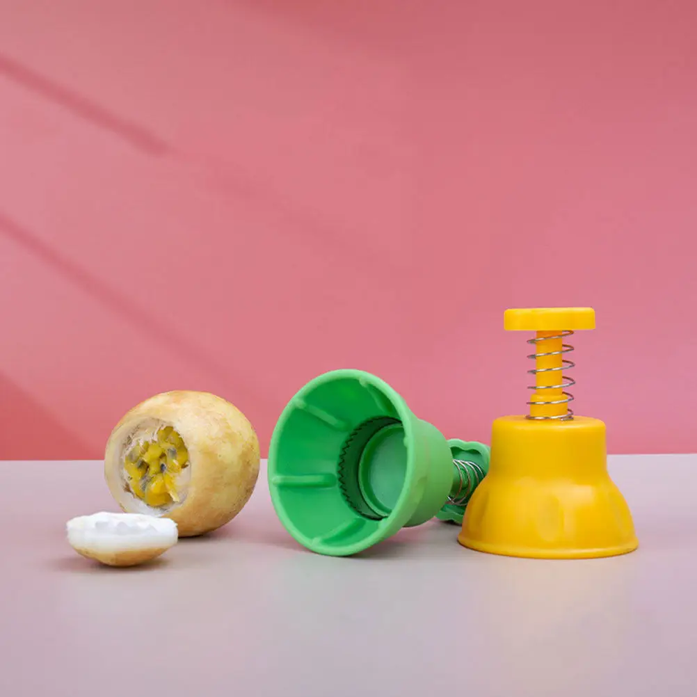2Pcs Fruit Peeler Watermelon Passion Fruit Opener Mangosteen Extractor Kitchen Gadget Multifunctional Easy Peel Tool for Home
