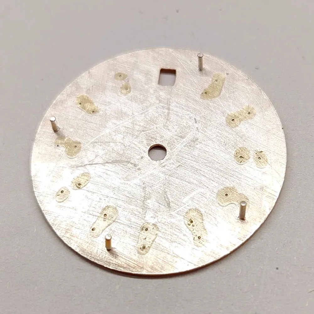 Tarcza zegarka 28,5 mm, luminescencyjna, pasująca do mechanizmów ETA 2824 2836, pojedynczy datownik, tarcza z oczkami na wskazówki, pasuje do mechanizmów 8215 8200 821A.