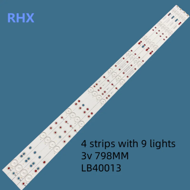 

Suitable for 40PFF5650/T3 AOC 40PFF5650/T3 light strip LB40013 V 9 lights 4 strips