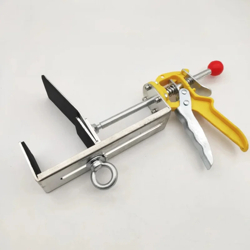 Locksmith Fingerprint Lock Installation Artifact Auxiliary Handle Fixer Wooden Door Panel Fixing Fixture