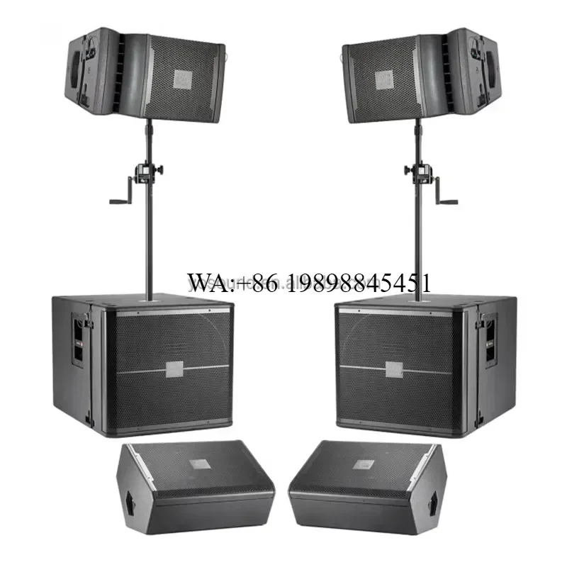 WMWMNU Line Array Speakers High Power Active Dj Sound System 8 Inch Active Music Studio Equipment Professional Audio