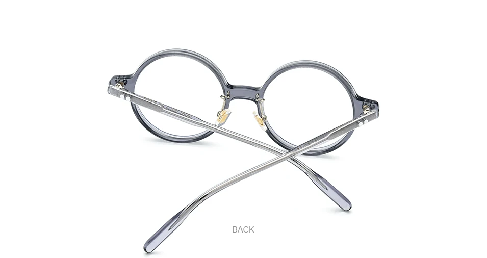 HEPIDEM Acetat Brille Rahmen Männer Marke Designer Runde Frauen Nerd Brillen japanische handgemachte Brille Vintage Brillen 9158 – Detail 12