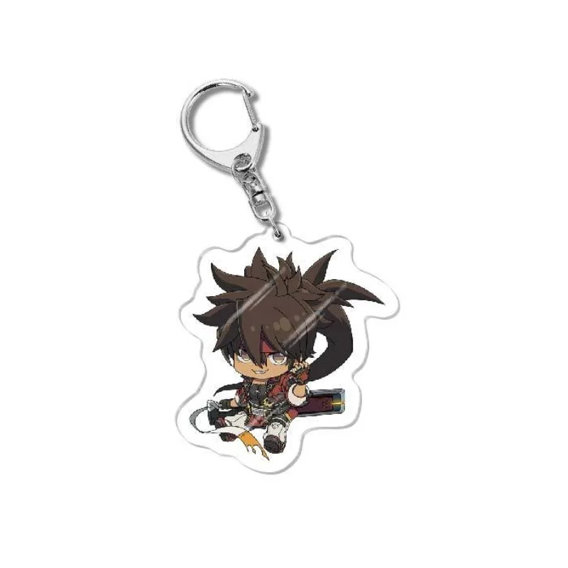 Game Guilty Gear Keychain Cosplay Figure Pendant Car Key Chain Bag Hanging Jewelry Accessories For Women Men Valentine Day Gifts