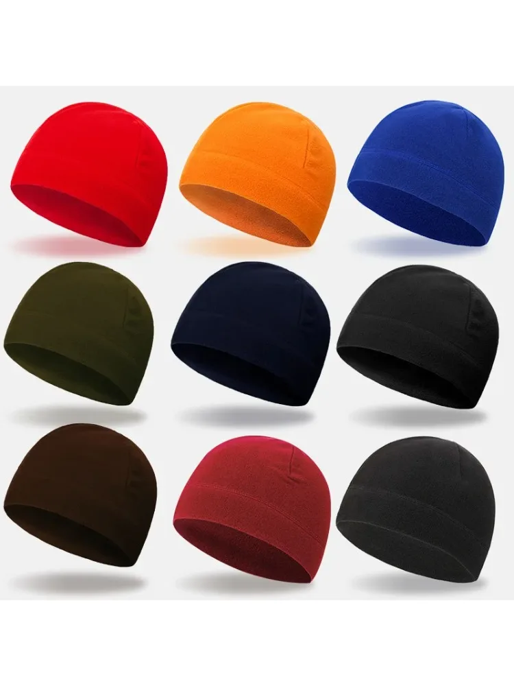 Ciepła czapka zimowa typu beanie, czapka wojskowa, miękka, męska, damska, narciarska, rowerowa, przyjazna dla skóry, antystatyczna, termiczna, polarowa, do biegania, wiatroodporna