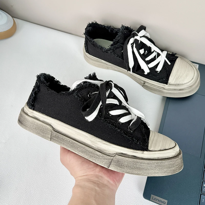 

2025New Comfortable Casual New Summer Retro Distressed Beggar Shoes High-Quality Men's Sneakers