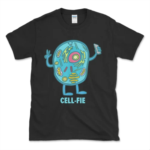  CellFie Funny Cell Selfie Science Biology Teacher Premium T-Shirt