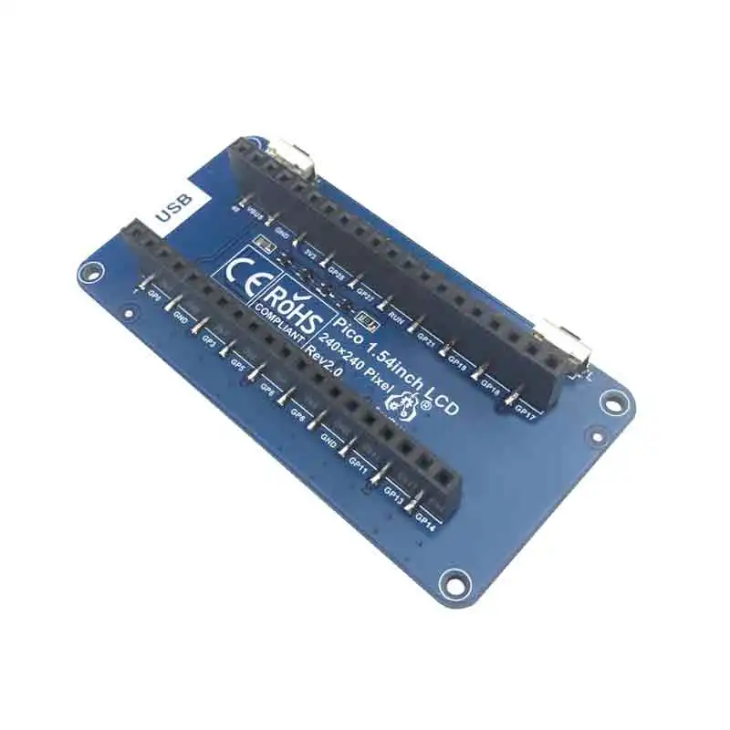 Raspberry Pi Pico Tela LCD de 1,54 polegadas 240 × 240 IPS Tela de 1,54 polegadas Pico-1,54 polegadas-LCD
