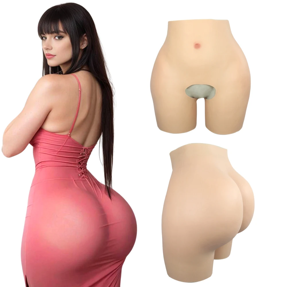 

Силиконовые сексуальные ягодицы, искусственные большие бедра для женщин, открытые брюки переключения передач, толщина подушечки, реалистичные трусики, пухкое корректирующее белье ﻿