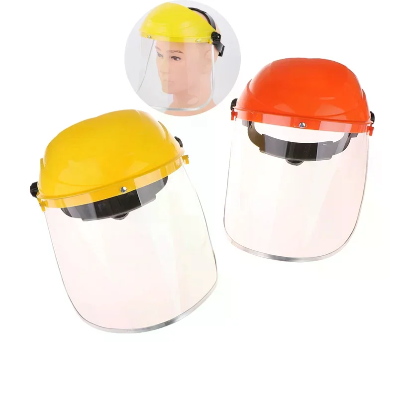 Protective Mask Adjustable Transparent PVC Anti-Saliva Dustproof Faces Shields Screen Spare Visors Eye Protection Face Mask