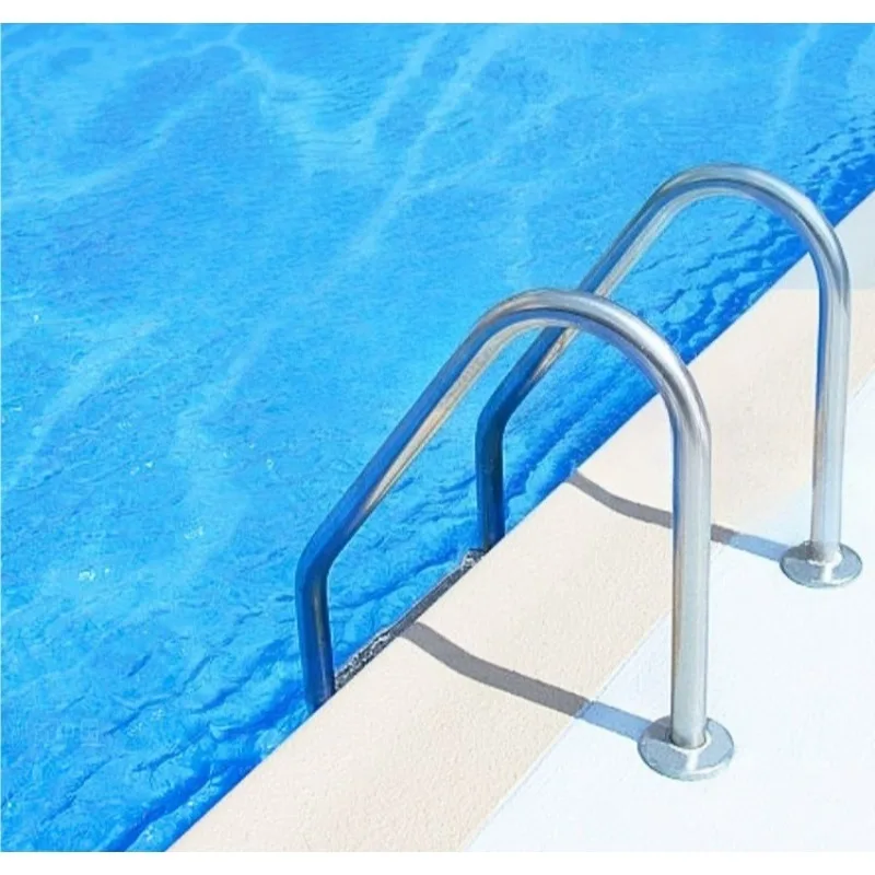 Stainless Steel Pool Ladder, 5-step Non-buried Model, Suitable for Pool Depths of 1.5-1.8m, The Ideal Choice for Leisure Pools