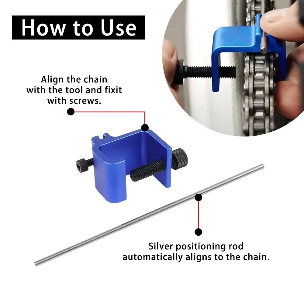 Universal Chain Alignment Tool Sport Dirt Bike ATV Motorcycle Quick Accurate Alignment Tool Chain Adjustment Tool
