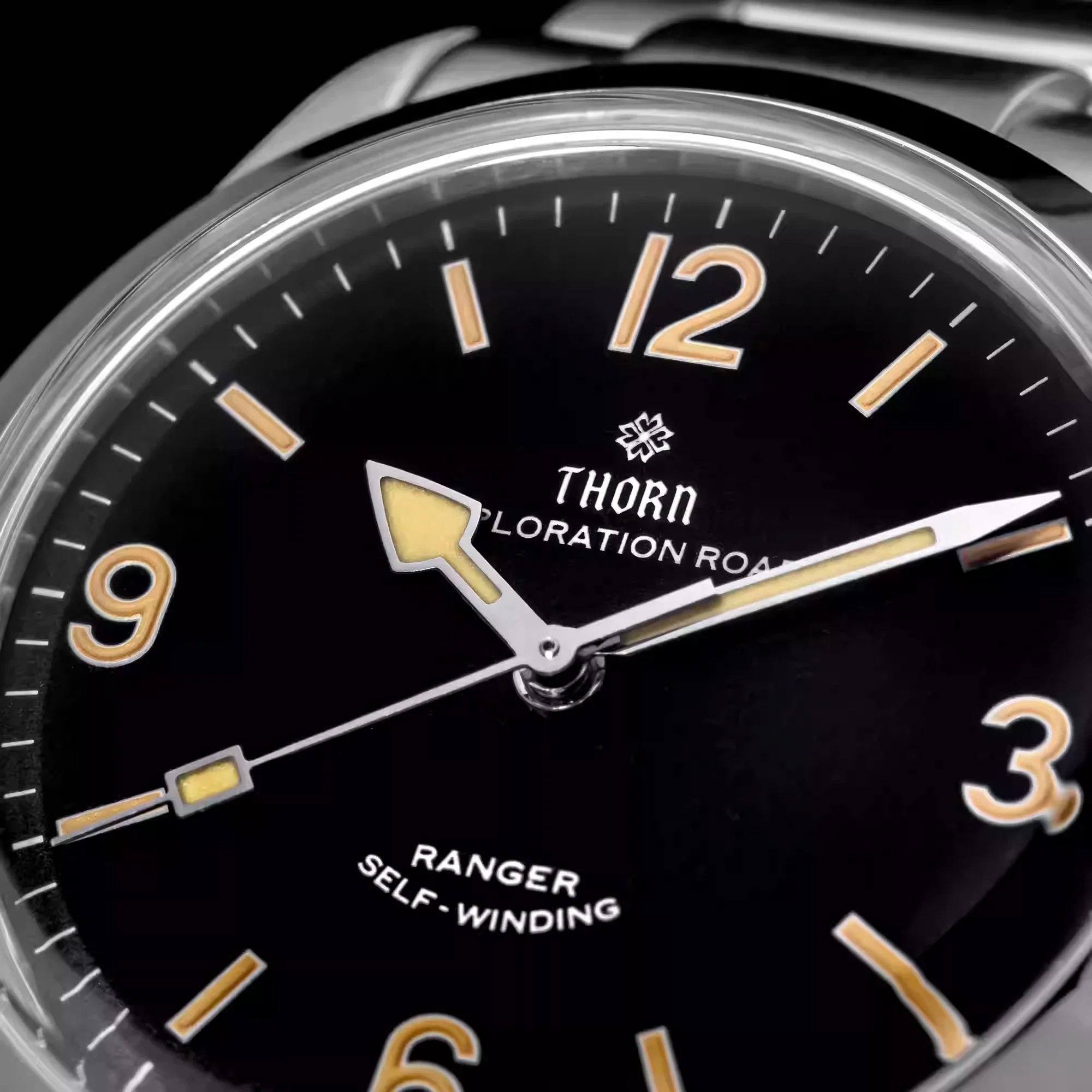 THORN T003 Tribute Vintage 34mm Watch PT5000 Automatic Movement