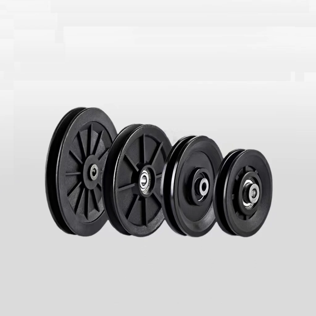 

Suitable for commercial strength fitness equipment 70/80/90/115 high quality steel shaft nylon pulley silent