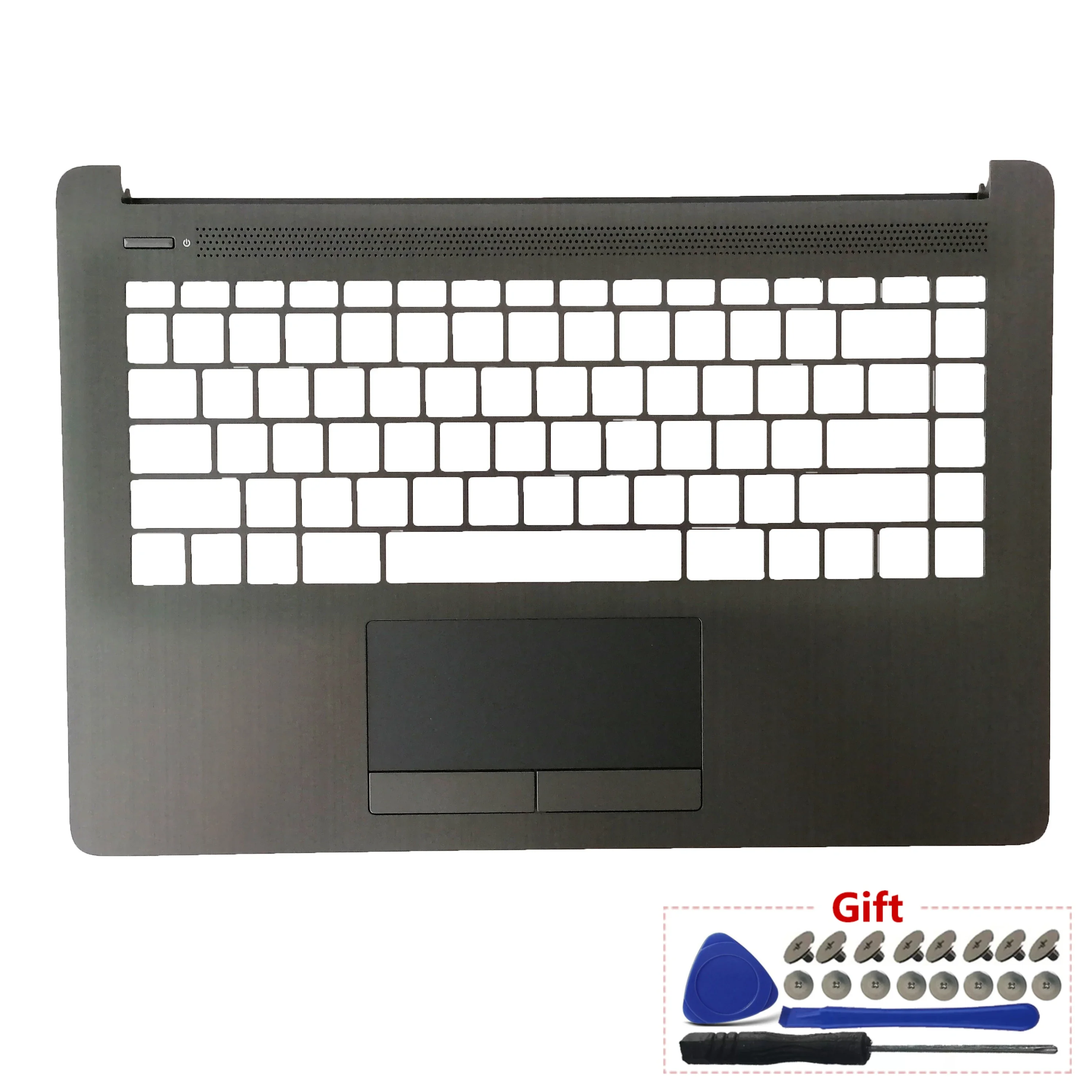 Imagem -04 - Laptop Lcd Tampa Traseira Moldura Frontal Dobradiças Palmrest Caixa Inferior Preto 14 Polegada hp 14-ck 14-cm 14-dg 14q-cs 240 g7 245 246 g7 Novo