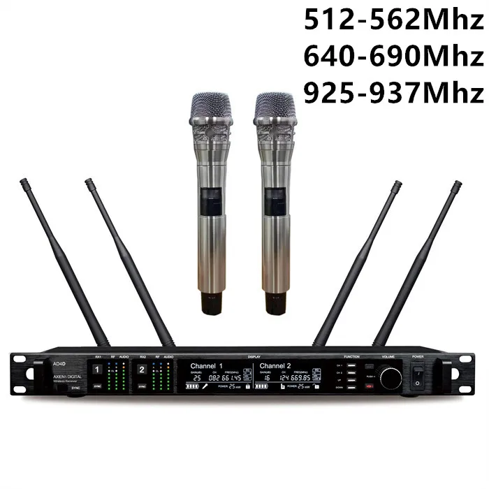 TKG التنوع الحقيقي 500 ميجا هرتز 600 ميجا هرتز 900 ميجا هرتز AD4D اللاسلكية اللاسلكية مرحلة الأداء المهنية نظام مكبر صوت ميكروفون