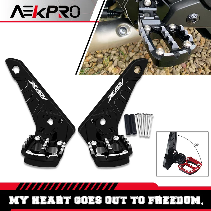 

For X-ADV 750 XADV750 X ADV 21-24 Motorcycle Adjustable Rear Foot Pegs Footrest Passenger Rear foot Stand Rearsets Pedals x-adv